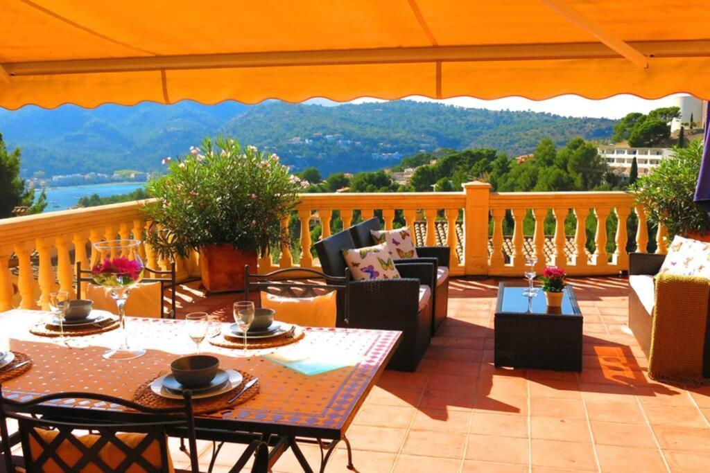 Apartamento En El Puerto De Soller Con Gran Terraza Privada Y Vistas Al Mar. Piscina Comunitaria. Localizado En Un Zona Tranquila Y Muy Soleada. Wifi Gratis Disponible. Parking. ภายนอก รูปภาพ